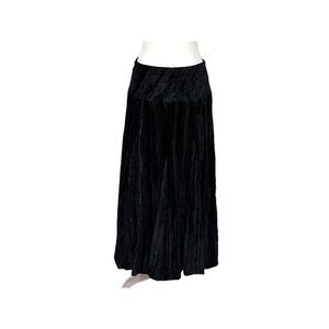 Karen Kane Women's Velvet Maxi Skirt, Black - Size 0X